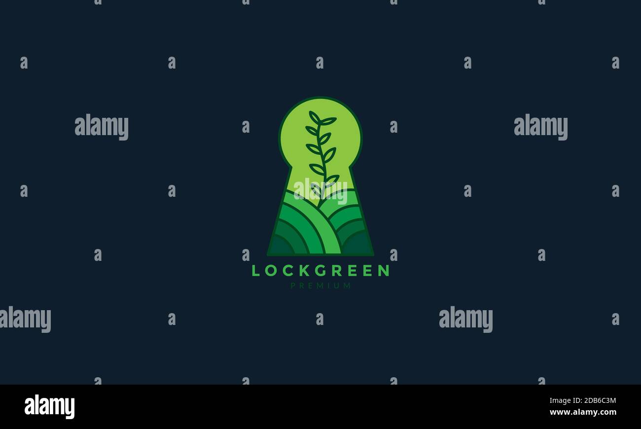 Lock tree Stock Vector Images - Alamy