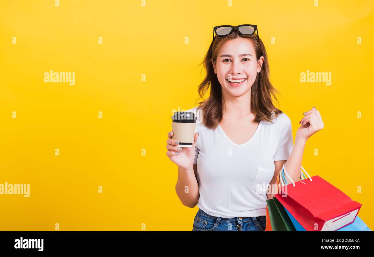 She is looking happy. She is looking happy