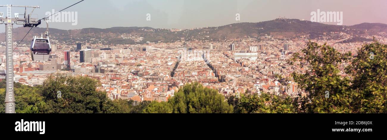 Teleferic montjuic barcelona sagrada hi-res stock photography and ...