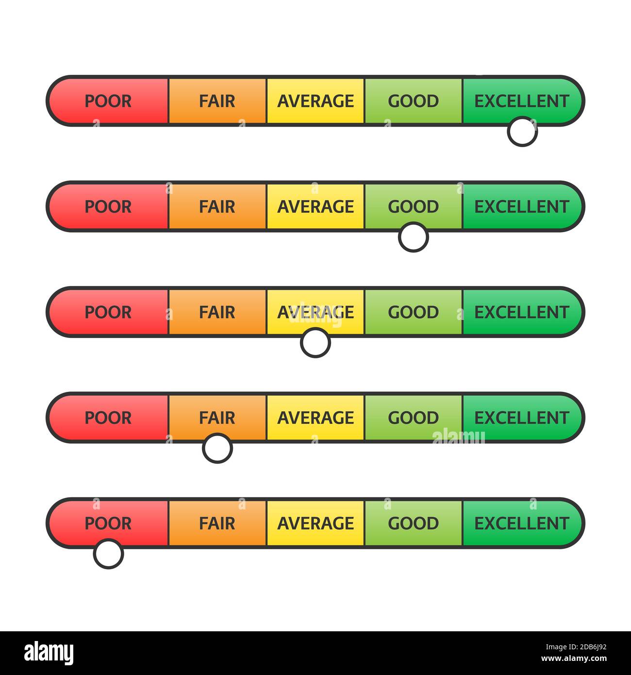 Pain scale, feedback rating customer experience concept, vector buttons ...