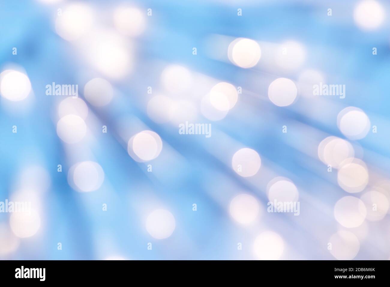 Blurred picture of Christmas lights, abstract background. Stock Photo