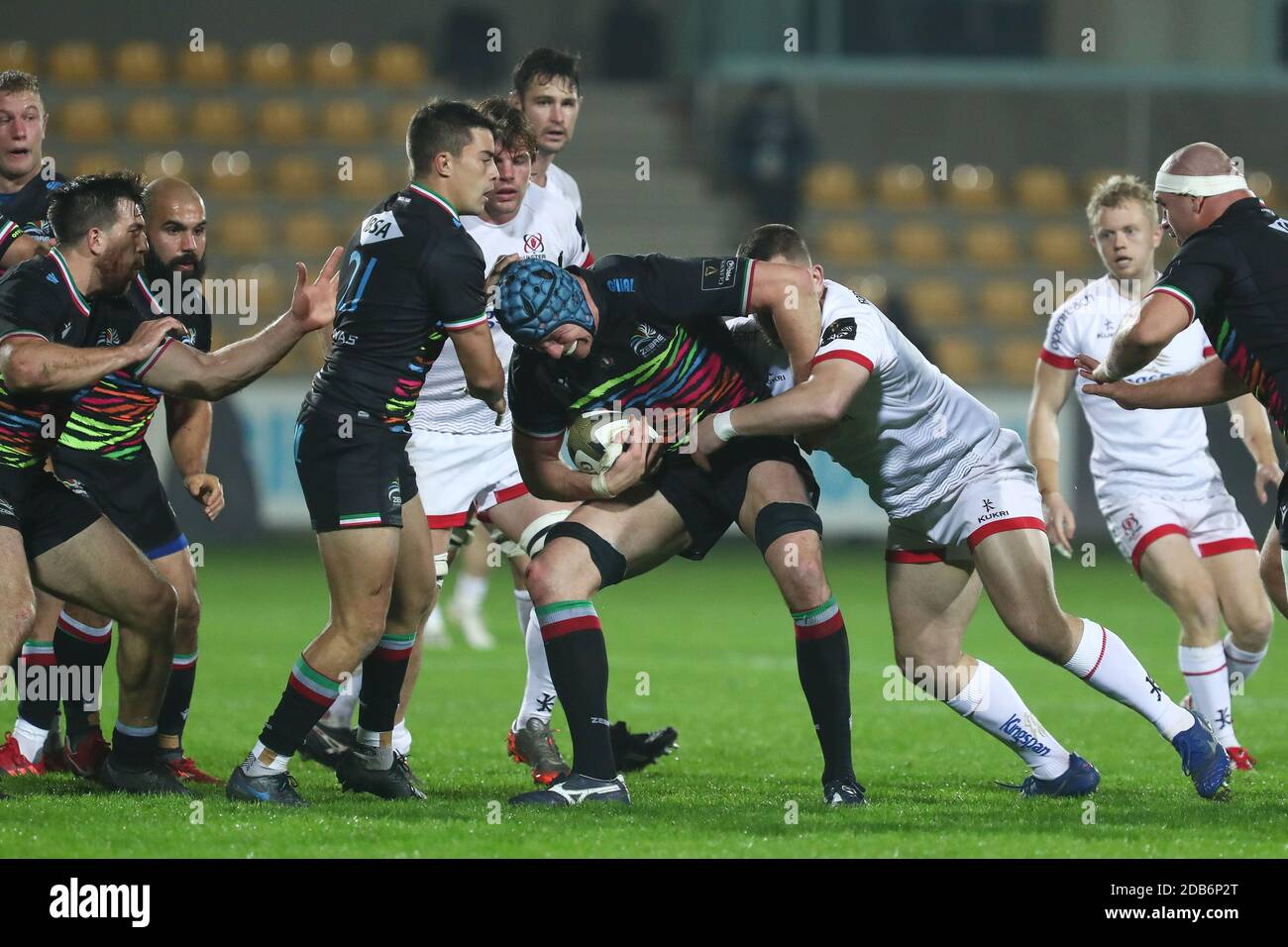 Parma, Italy. 16th Nov, 2020. parma, Italy, Sergio Lanfranchi stadium, 16 Nov 2020, Ian Nagle during Zebre Rugby vs Ulster Rugby - Rugby Guinness Pro 14 match - Credit: LM/Massimiliano Carnabuci Credit: Massimiliano Carnabuci/LPS/ZUMA Wire/Alamy Live News Stock Photo