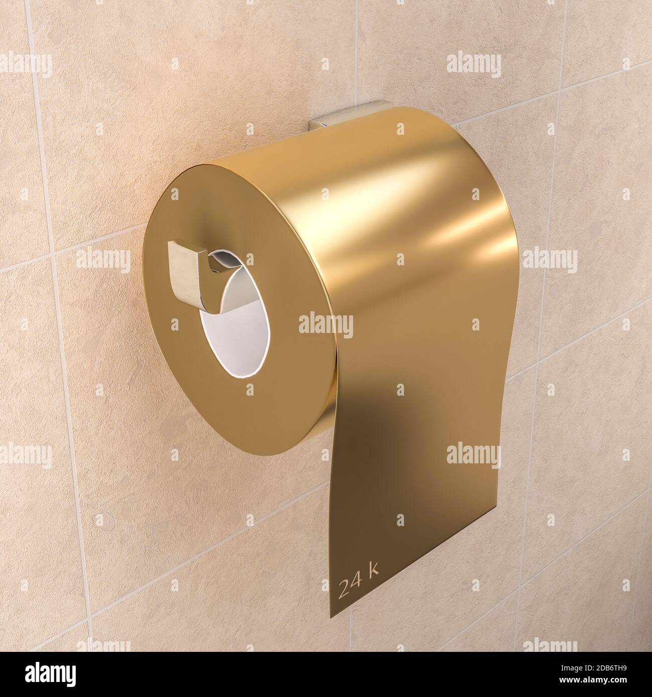 Gold toilet paper hires stock photography and images Alamy