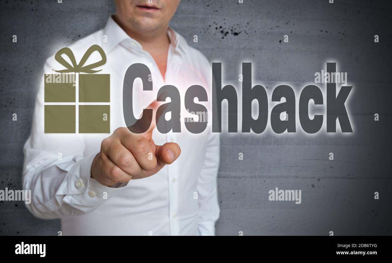 cashback-touchscreen-is-operated-by-man-stock-photo-alamy