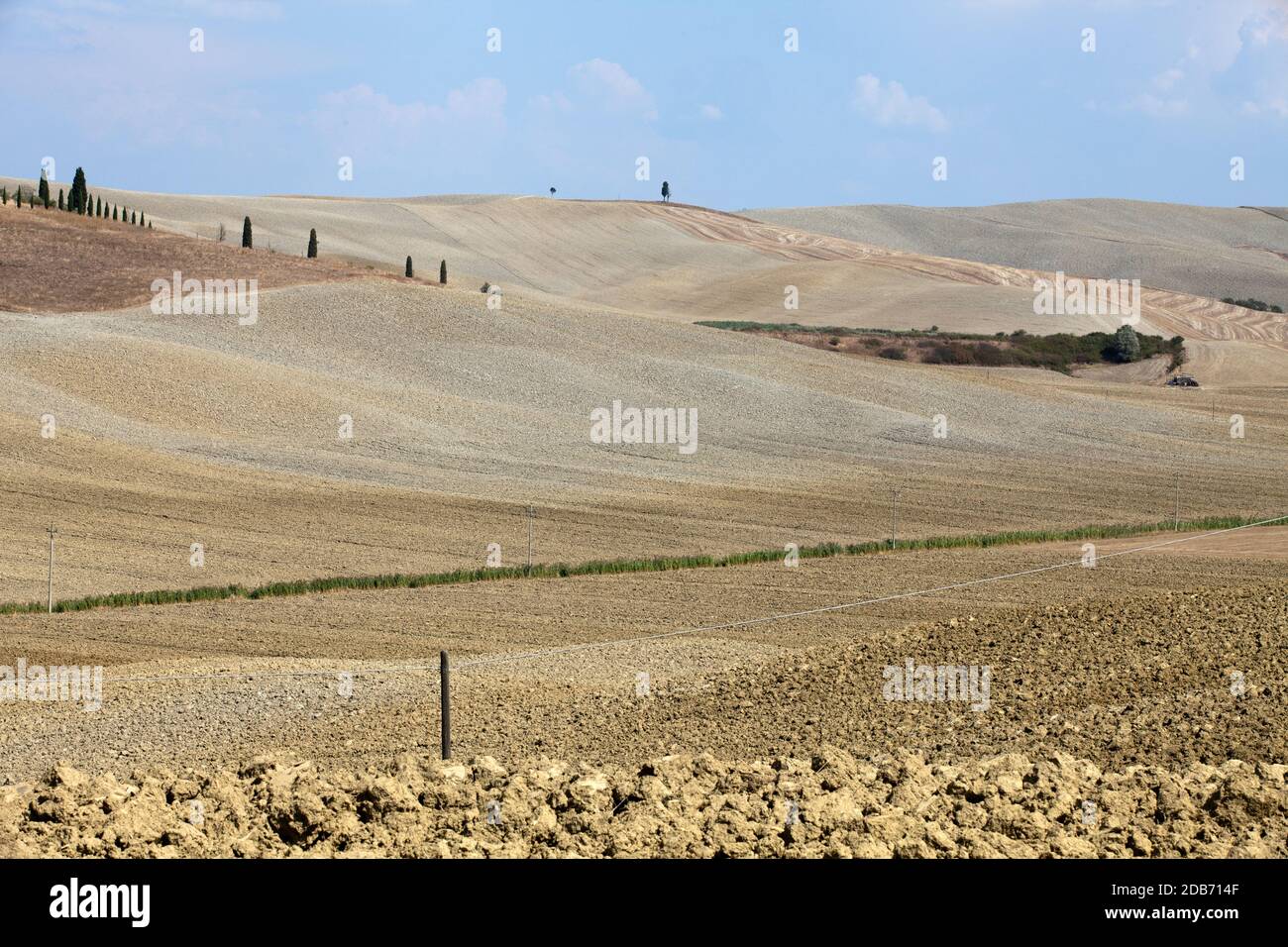 Crete Senesi - The landscape of the Tuscany. Italy Stock Photo - Alamy