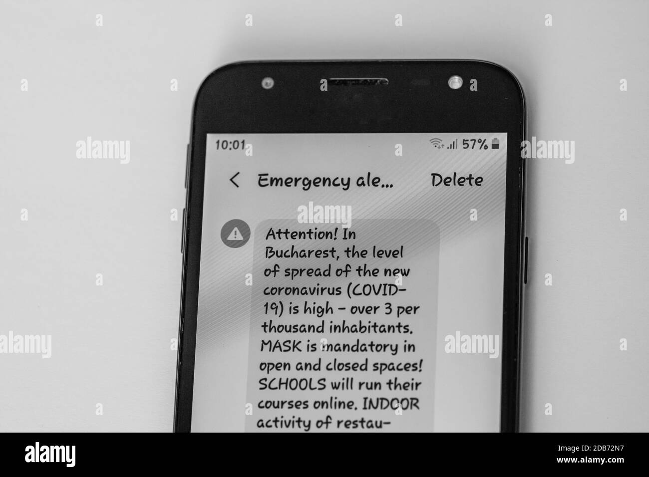 Pandemic romania Black and White Stock Photos & Images - Alamy