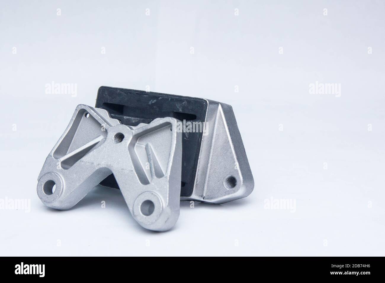 engine support cushion isolated on white background Stock Photo - Alamy