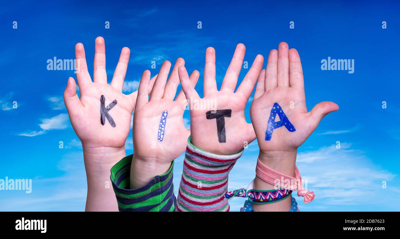Word hands team people letters baby hi-res stock photography and images ...