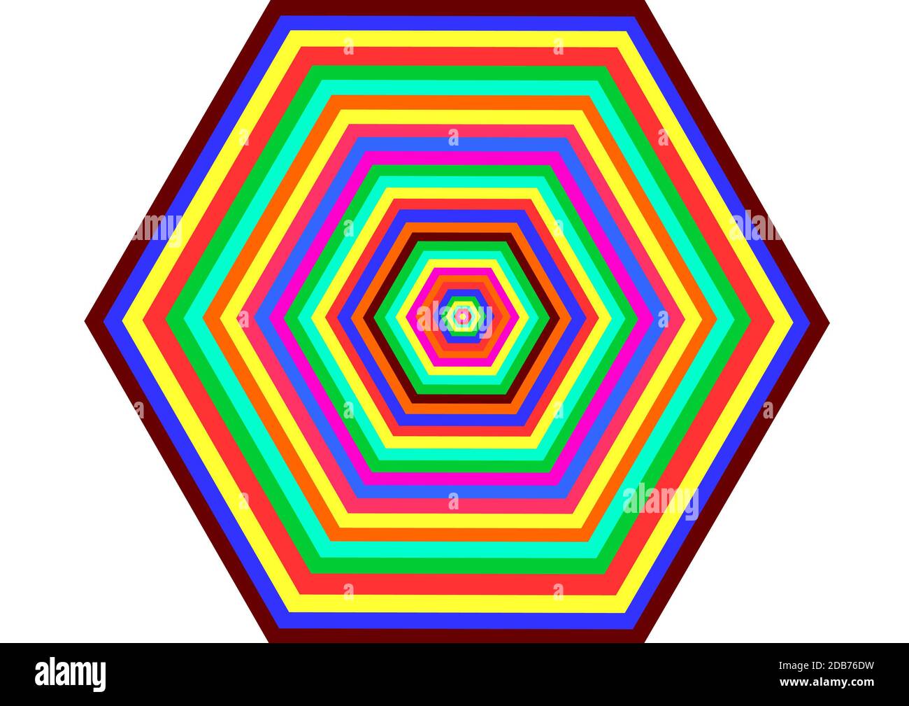 Fullcolor hexagon background for decoration Stock Photo - Alamy