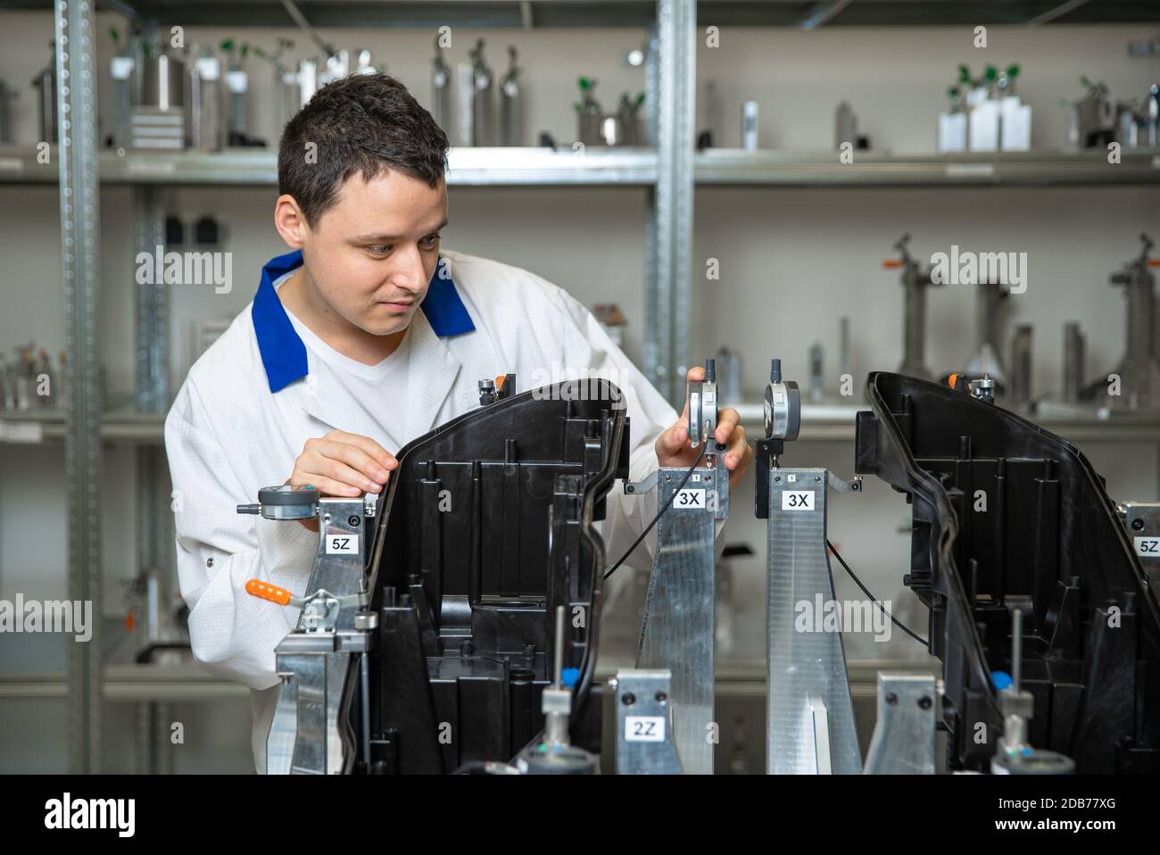 Headlamp manufacturing hires stock photography and images Alamy