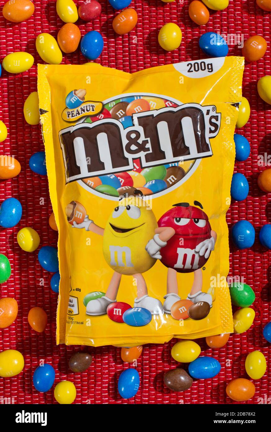 M&Ms, Bag of M&Ms, M&M, M&Ms candy Stock Photo - Alamy