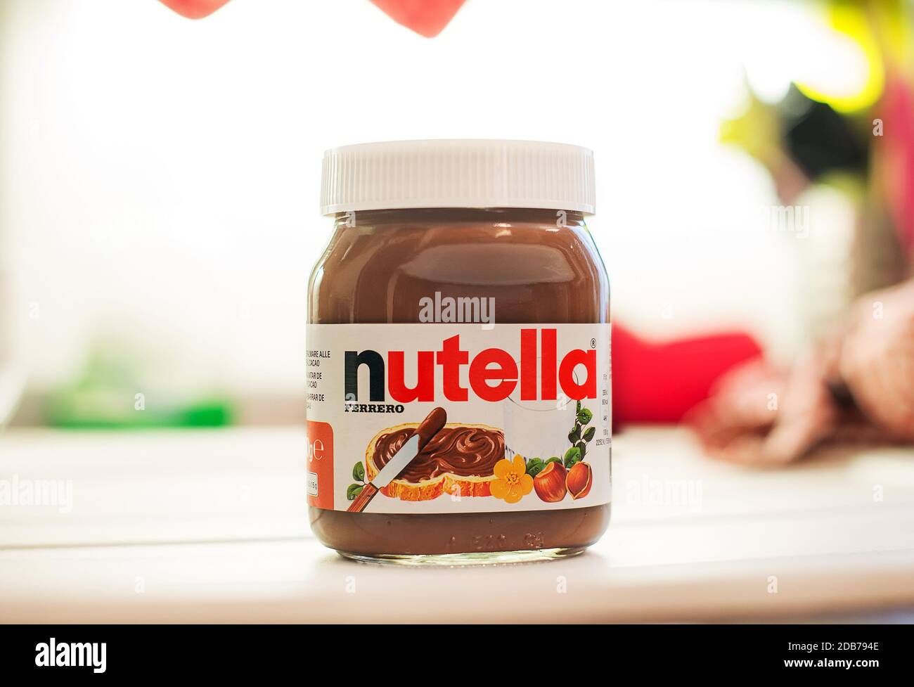 Giant 5 kg (11 lbs) Nutella jar. Found it at the Galeries Lafayette in  Paris.