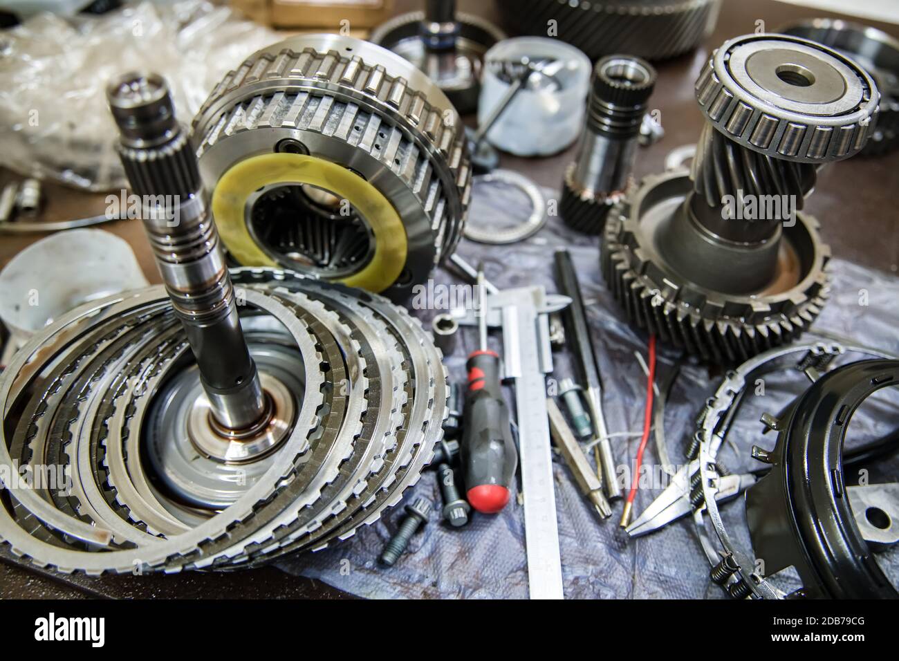 Transmission parts hi-res stock photography and images - Alamy