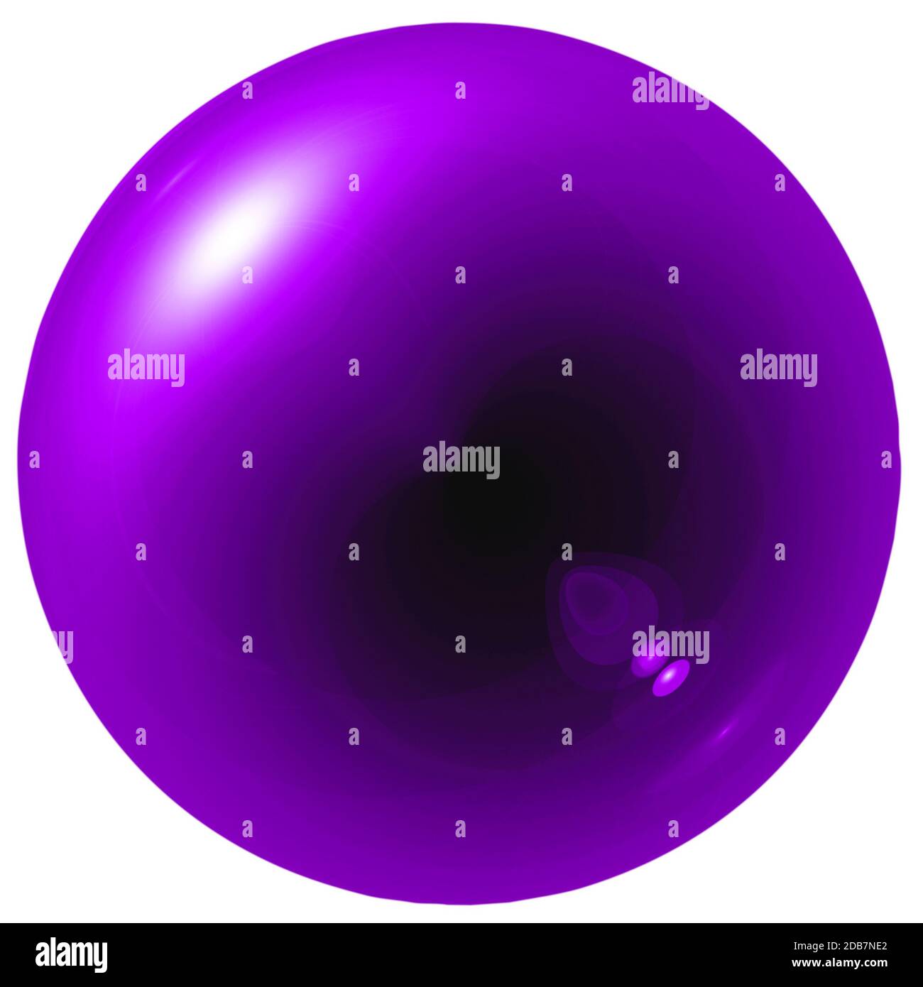 Glare purple ball isolated on white background Stock Photo Alamy