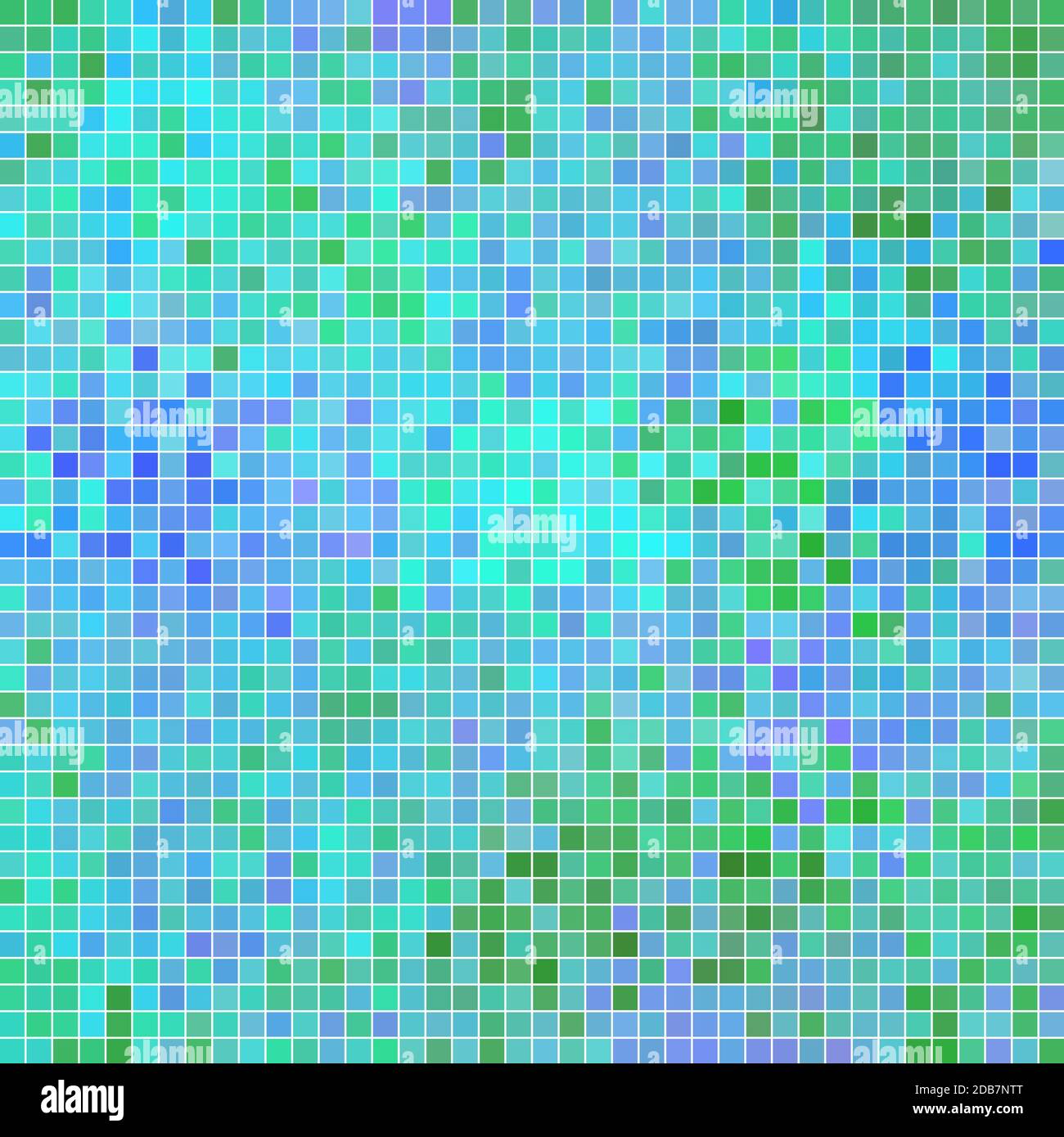 abstract square pixel mosaic background - blue Stock Photo - Alamy