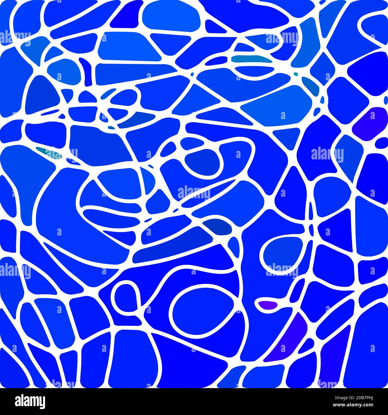 abstract stained-glass mosaic background - bright blue Stock Photo - Alamy