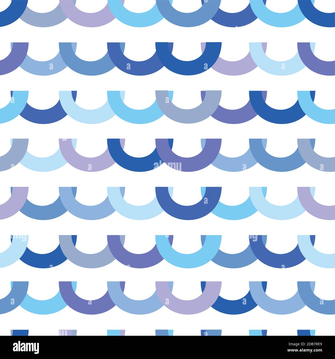 Vector seamless pattern. Festive garland. Colored elements Stock Vector