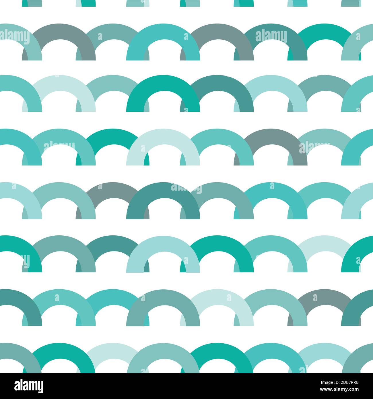 Vector seamless pattern. Festive garland. Colored elements Stock Vector