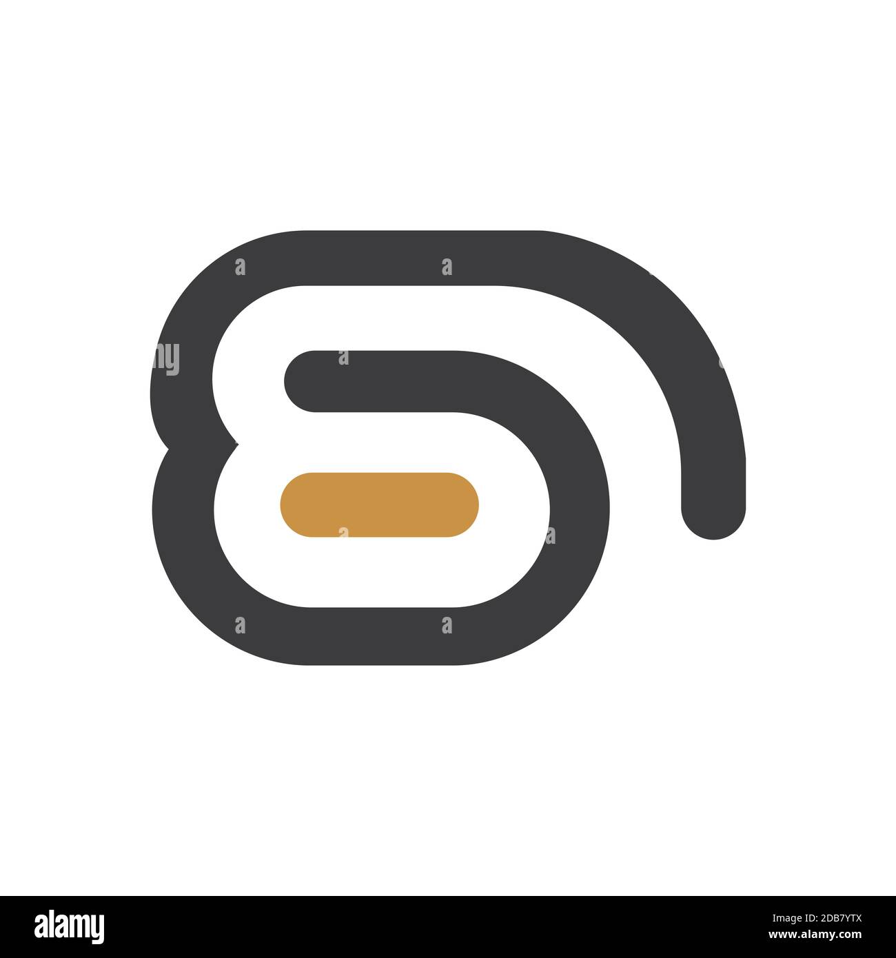 Initial letter bd logo or db logo vector design template Stock Vector