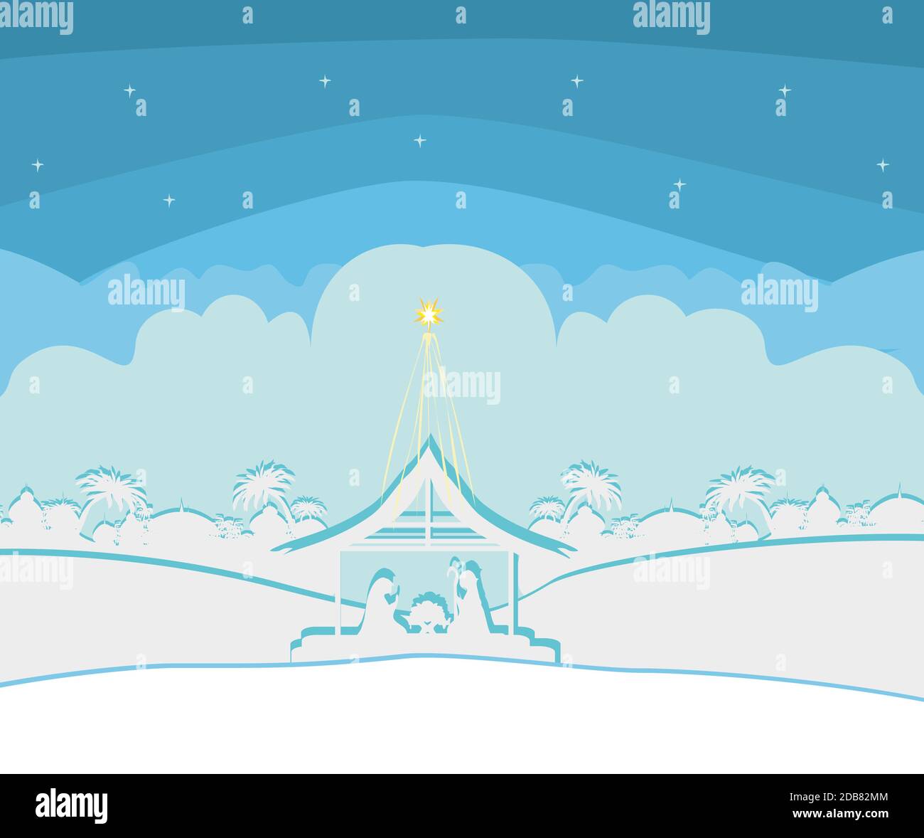 Birth of Jesus in Bethlehem Stock Photo Alamy