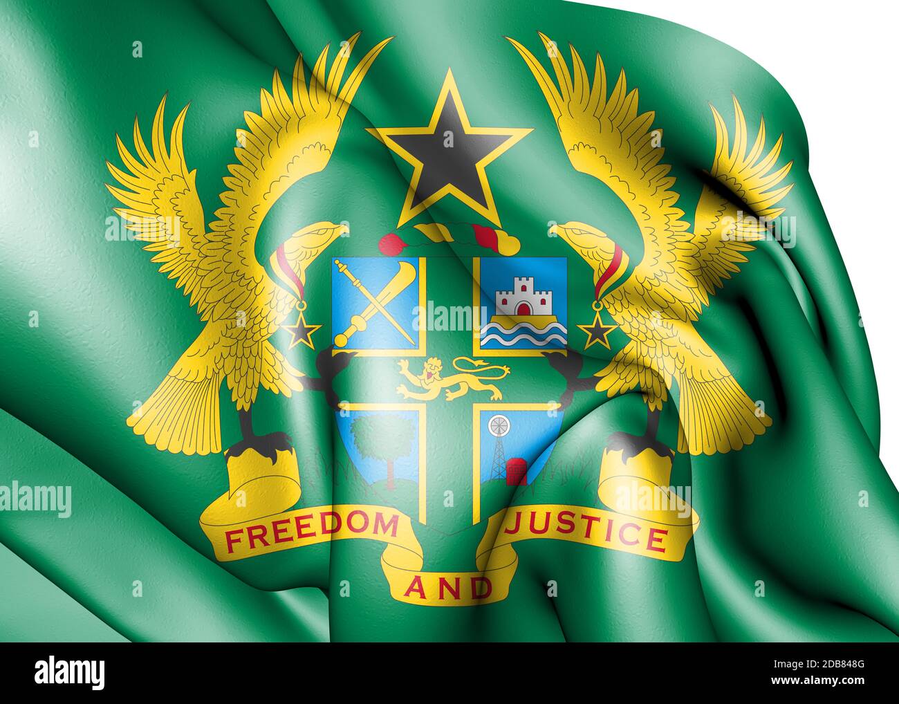 Ghana coat of arms hi-res stock photography and images - Alamy