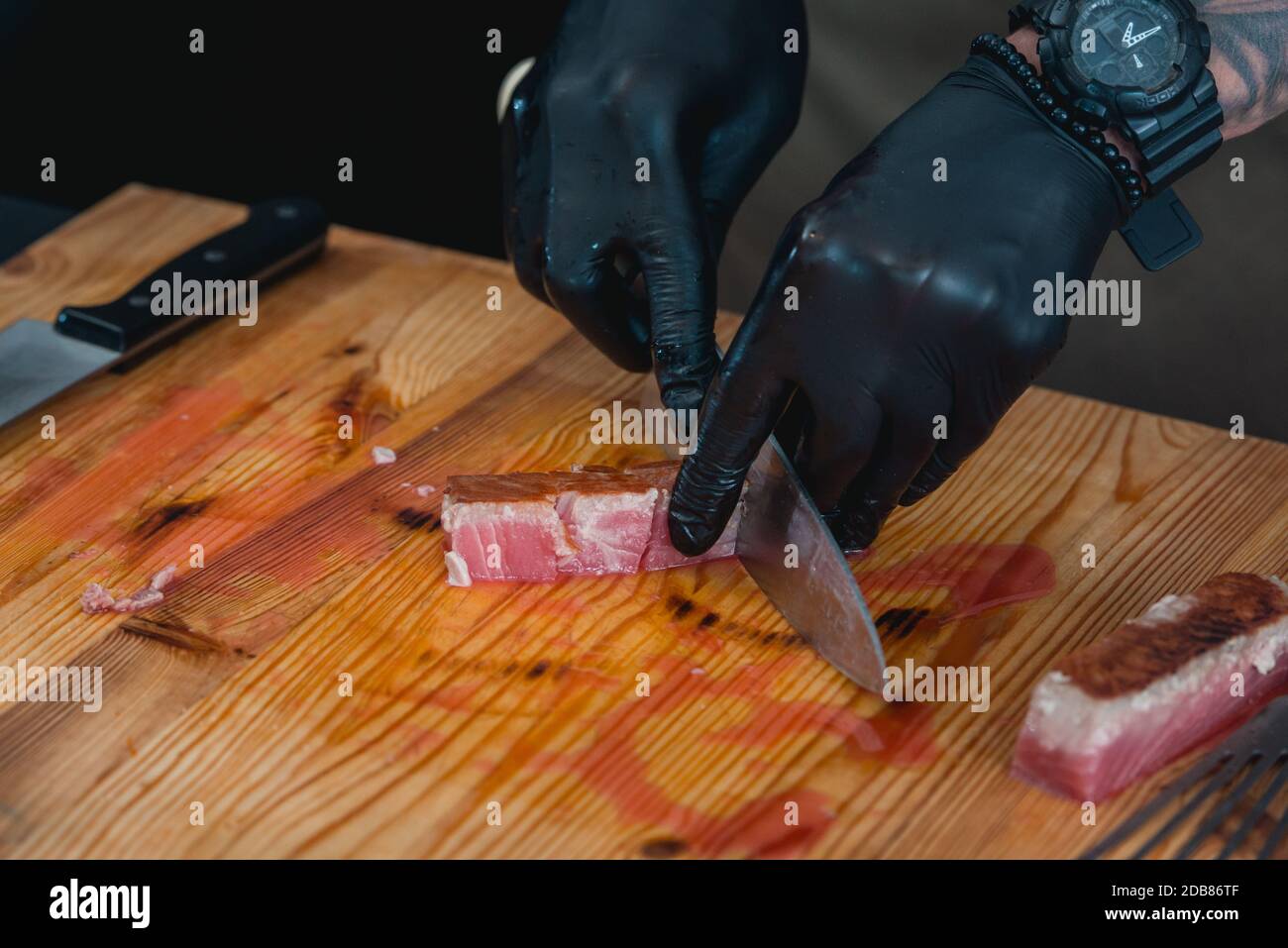 Lightly roasted seafood hi-res stock photography and images - Alamy