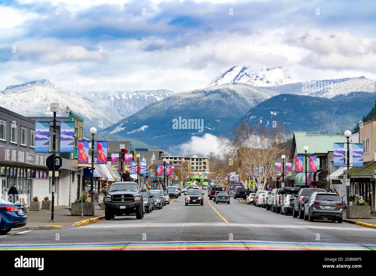 Downtown Squamish, British Columbia, Canada Stock Photo - Alamy