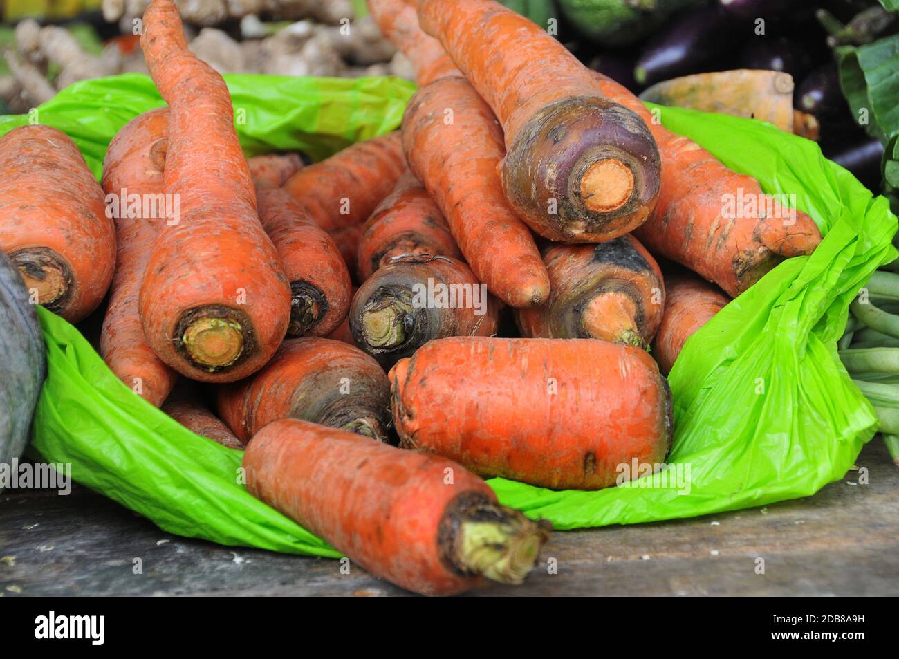 carrots on the market in the Philippines Stock Photo Alamy