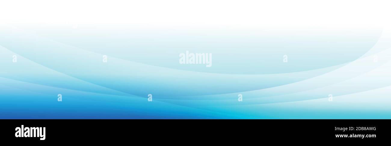 White curved line with blue shades on a white background - Vector ...