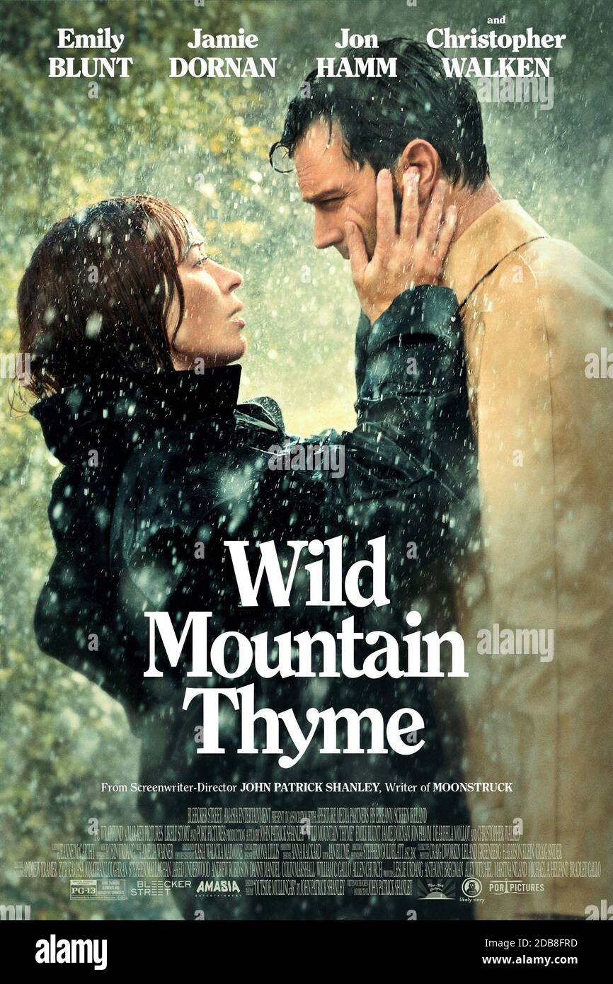 WILD MOUNTAIN THYME, US poster, from left Emily Blunt, Jamie Dornan