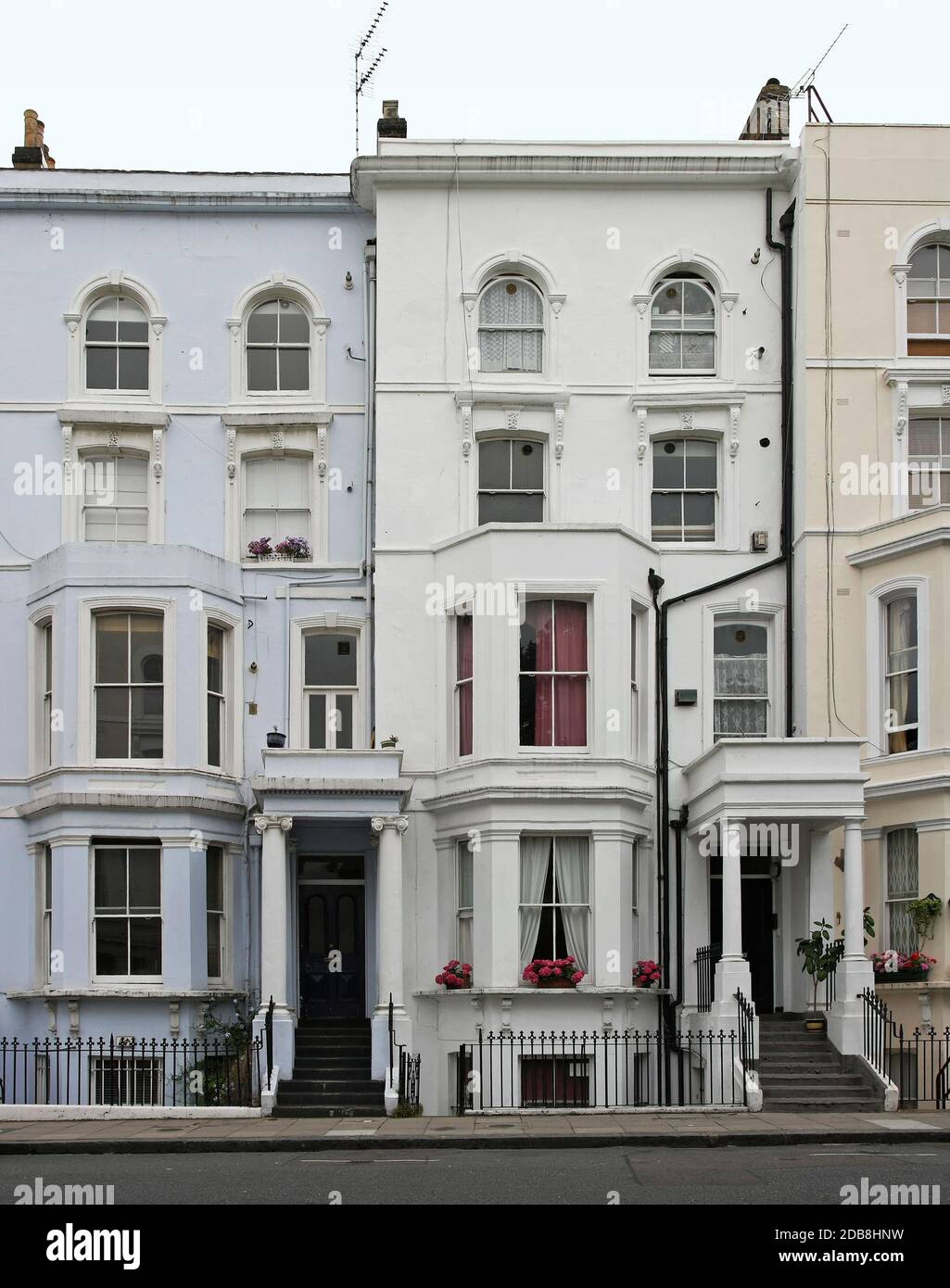 Traditional old Victorian style houses in London Stock Photo Alamy