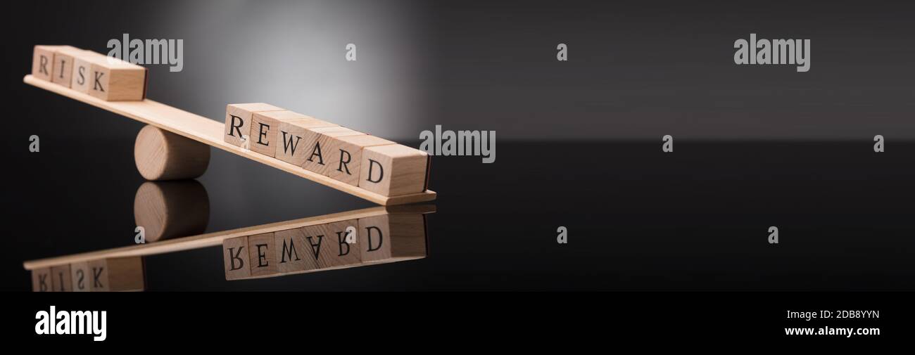 Risk Reward Scale Priority Conceptual Strategic Management Stock Photo ...