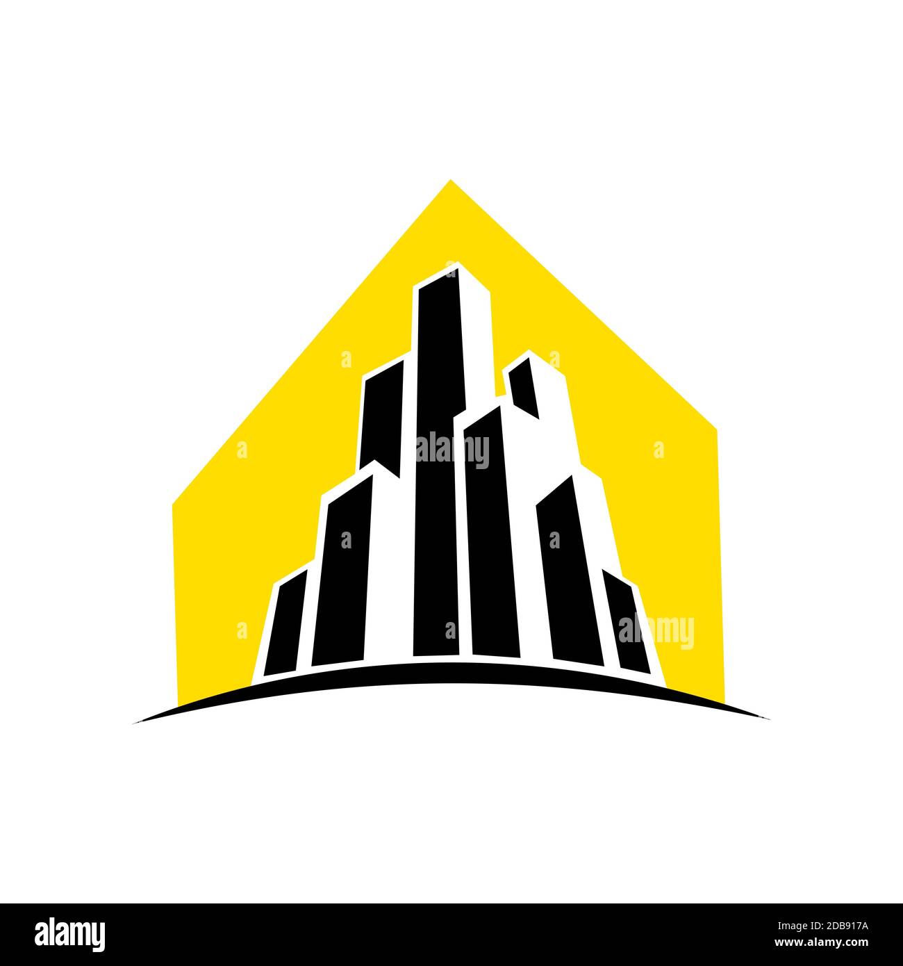 Home Property and Construction Logo concept design Stock Photo - Alamy