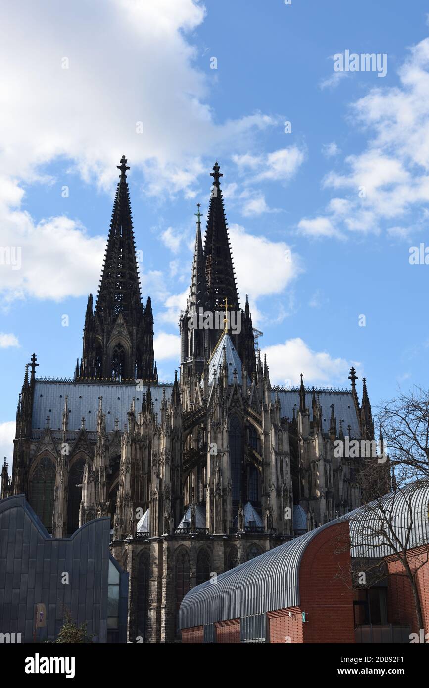 Cathedral Church of Saint Peter in Cologne, Germany Stock Photo
