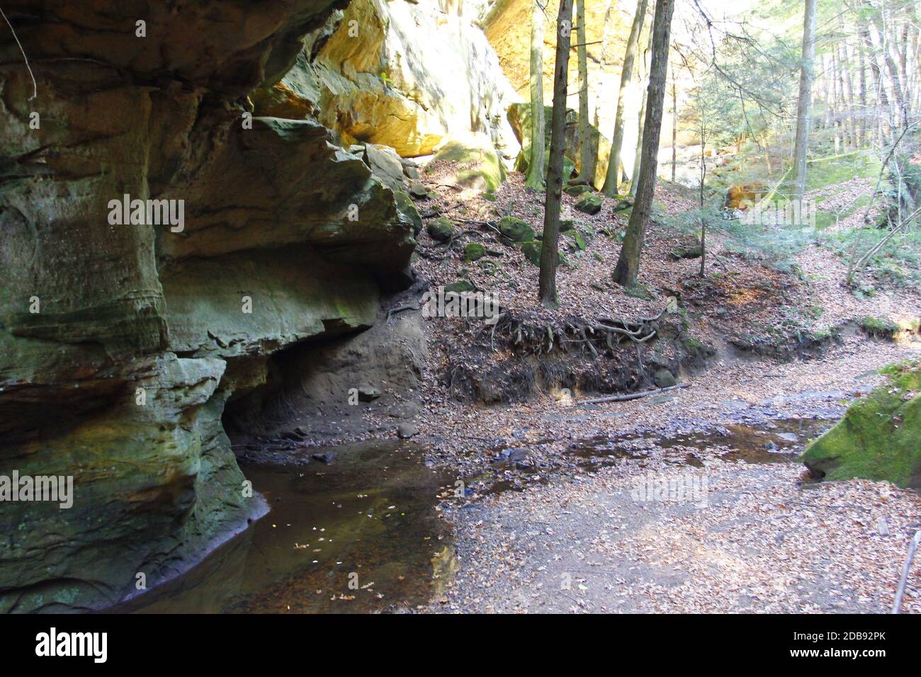 Old Man's Cave, Hocking Hills State Park, Ohio Stock Photo Alamy