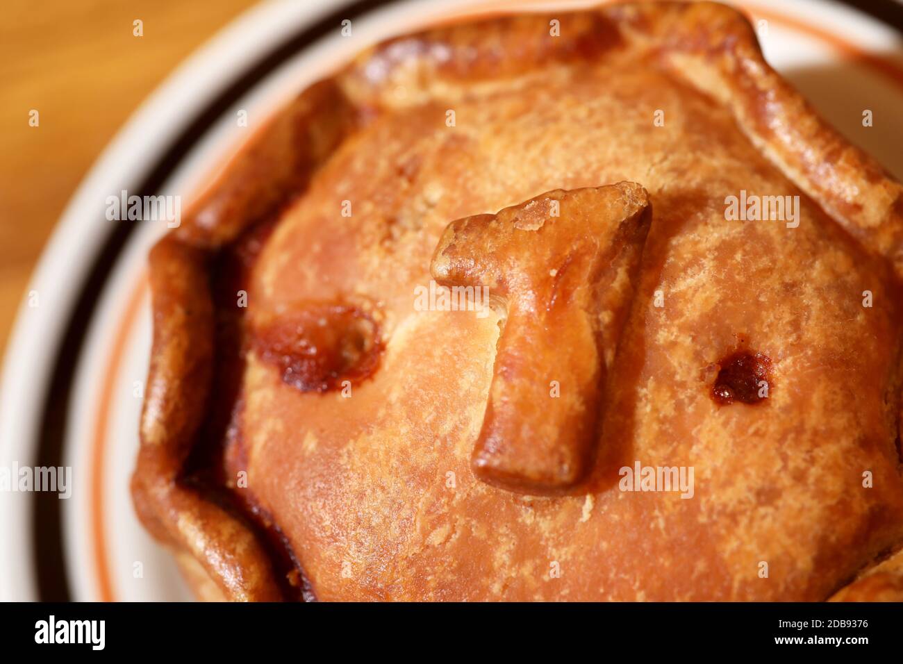 A No1 Melton Mowbray Pork Pie pictured in Sussex, UK Stock Photo Alamy