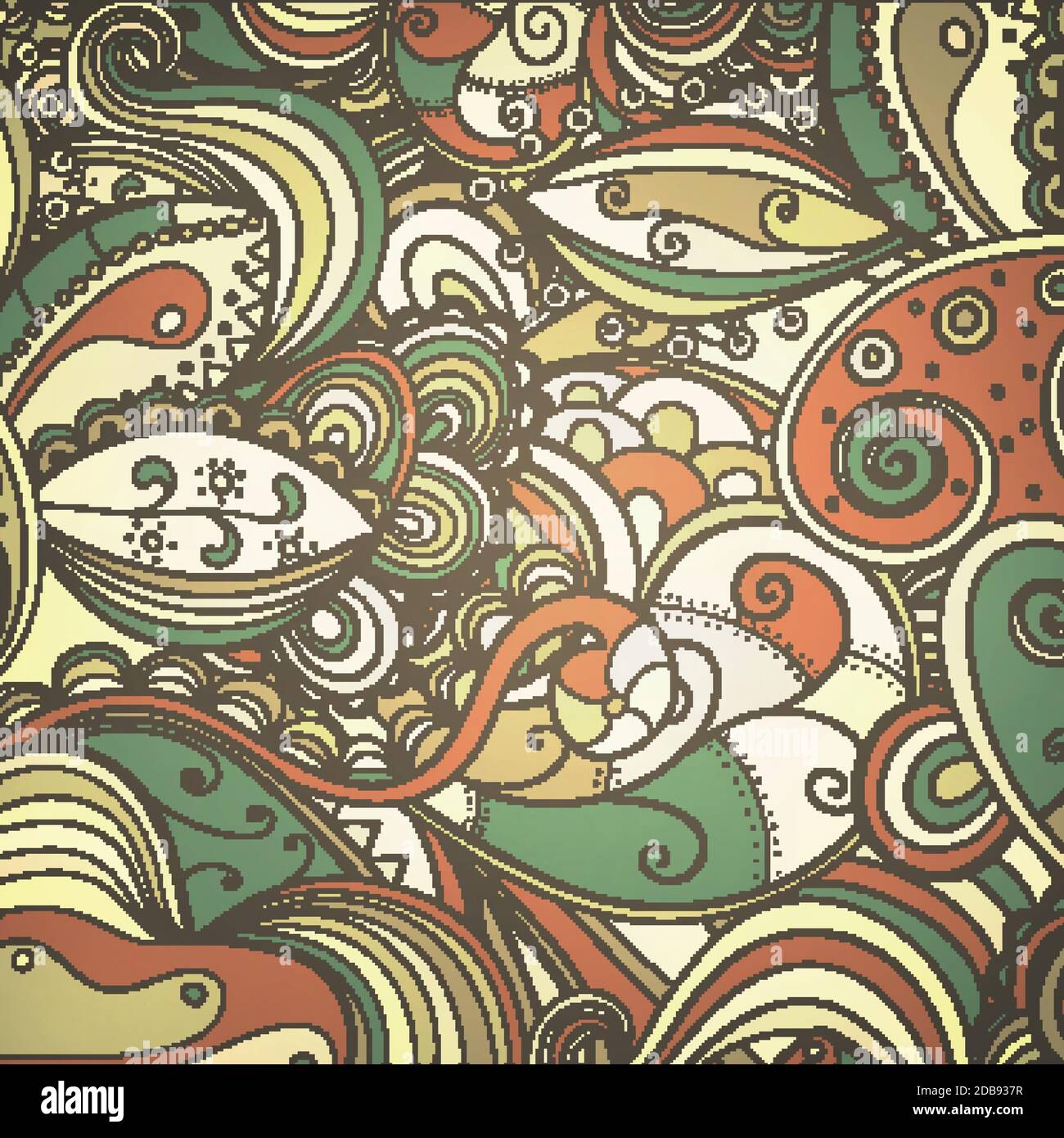 Seamless floral abstract ackground. Stock Vector