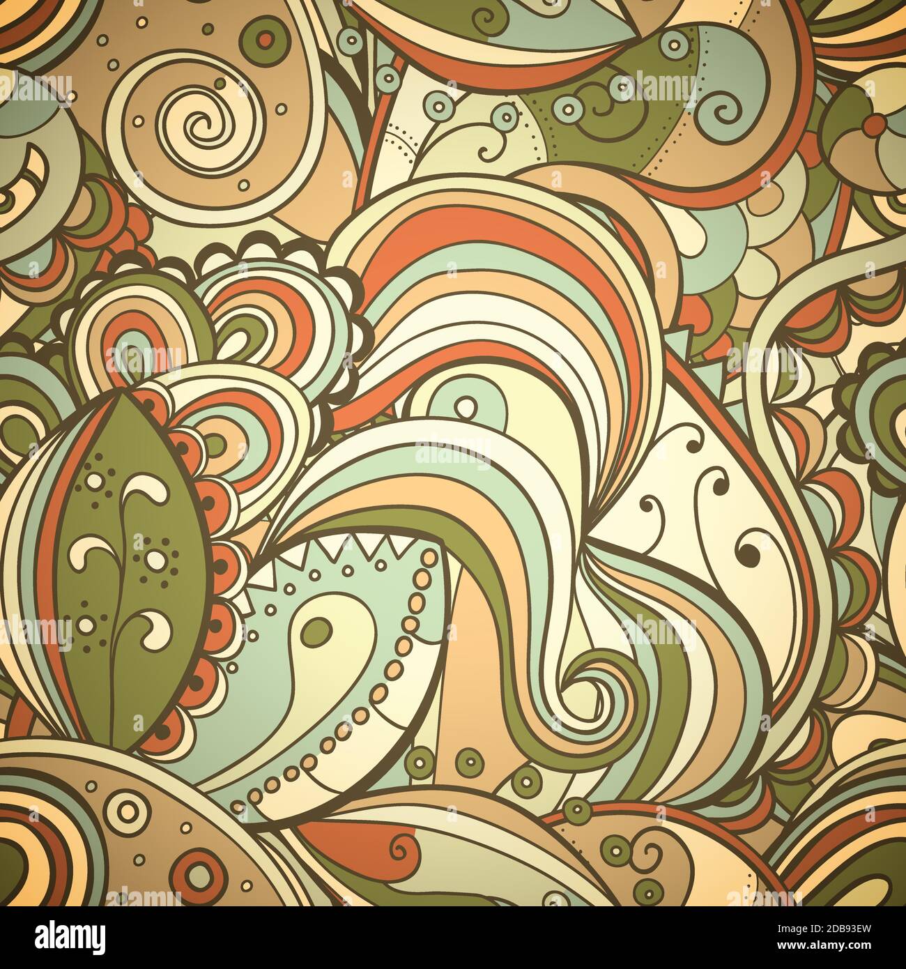 Seamless floral abstract ackground. Stock Vector