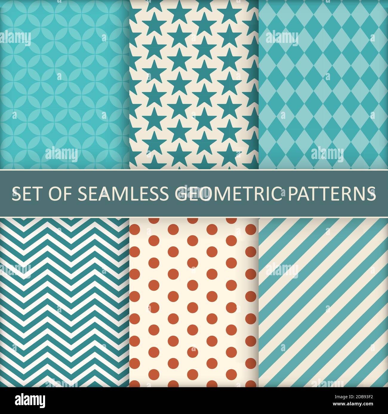 Set of seamless geometric patterns Stock Vector Image & Art - Alamy