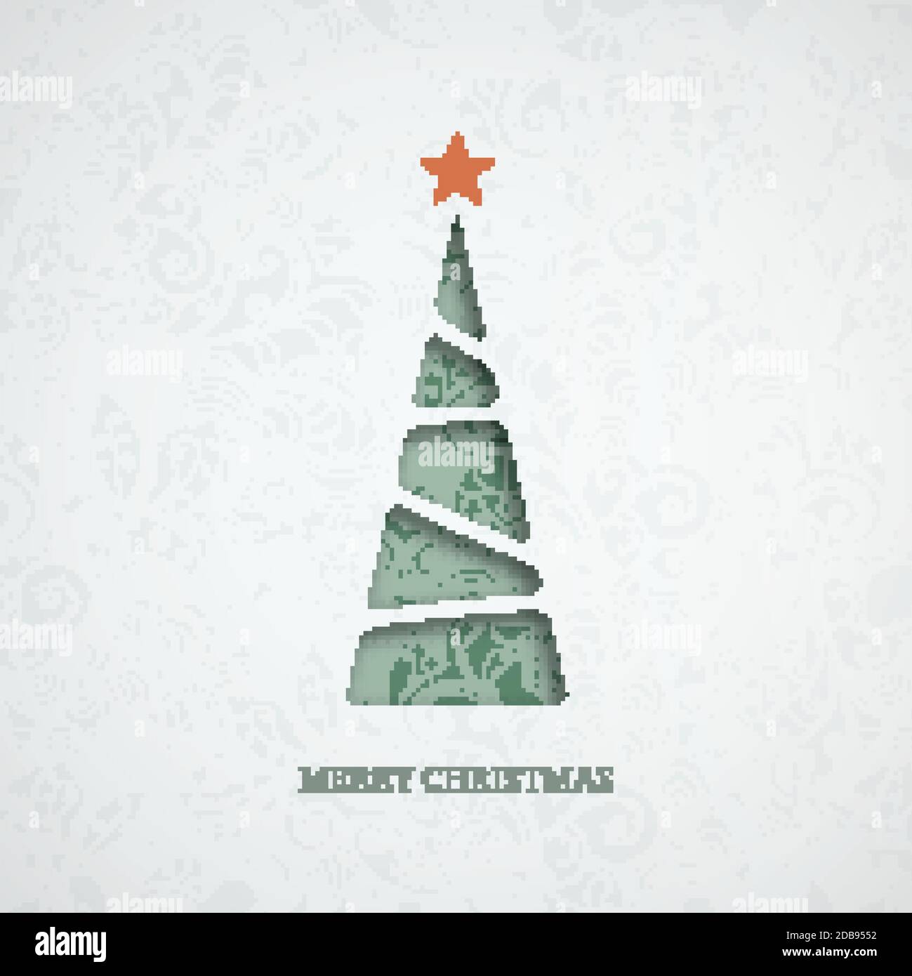 Creative paper Christmas tree Stock Vector Image & Art - Alamy