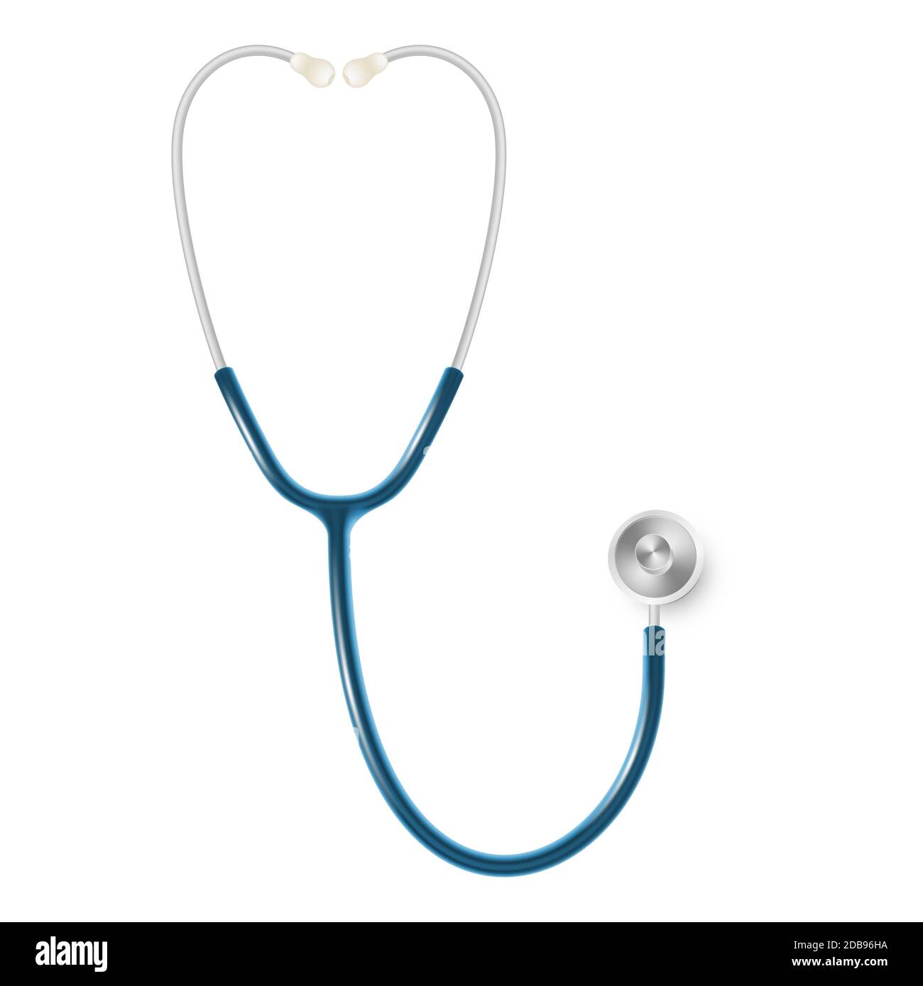 Medical and Health care concept, doctor s stethoscope isolated on white ...