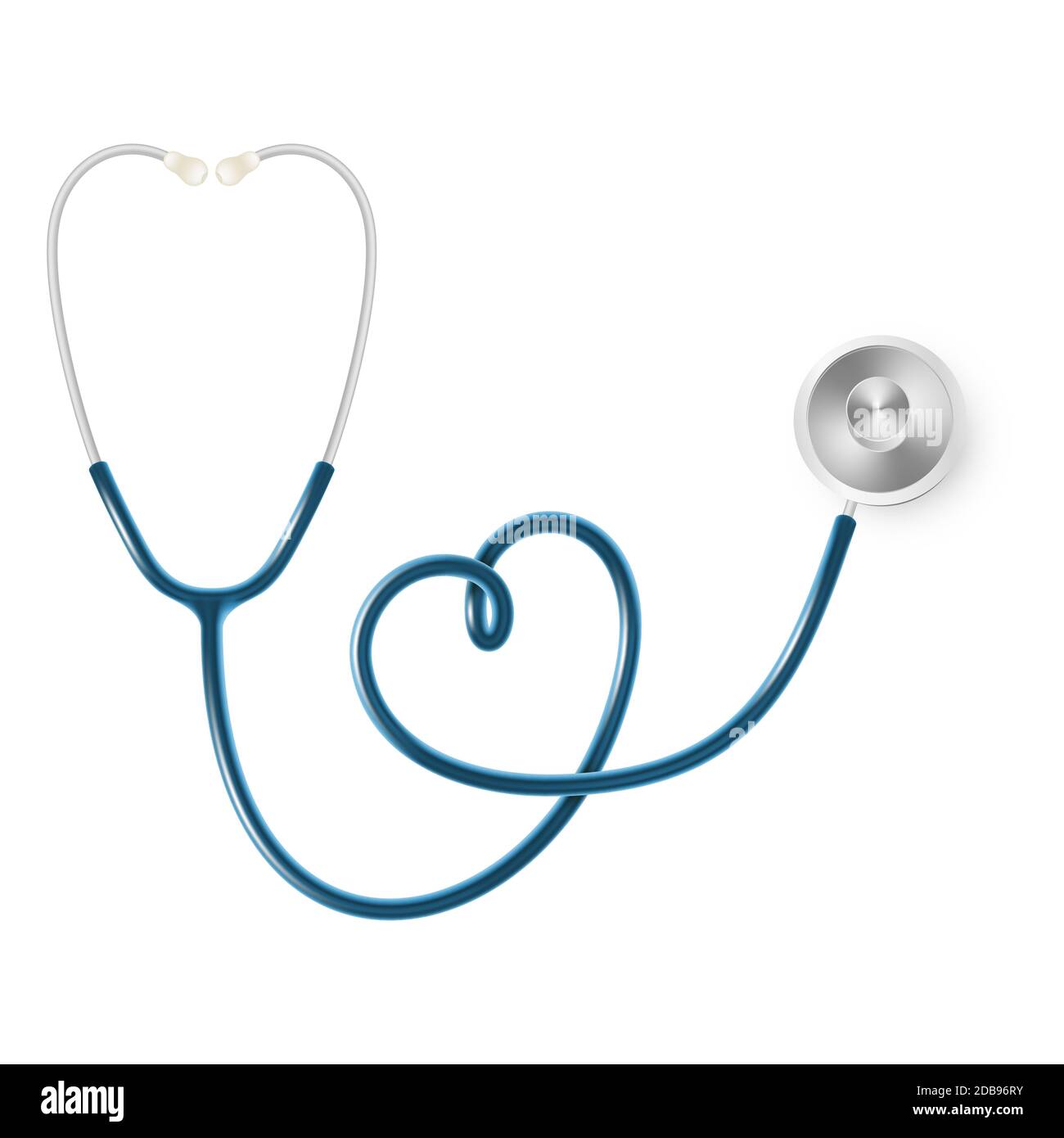 Medical and Health care concept, doctor s stethoscope isolated on white ...