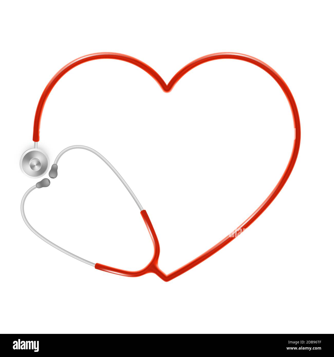 Medical and Health care concept, doctor s stethoscope isolated on white ...