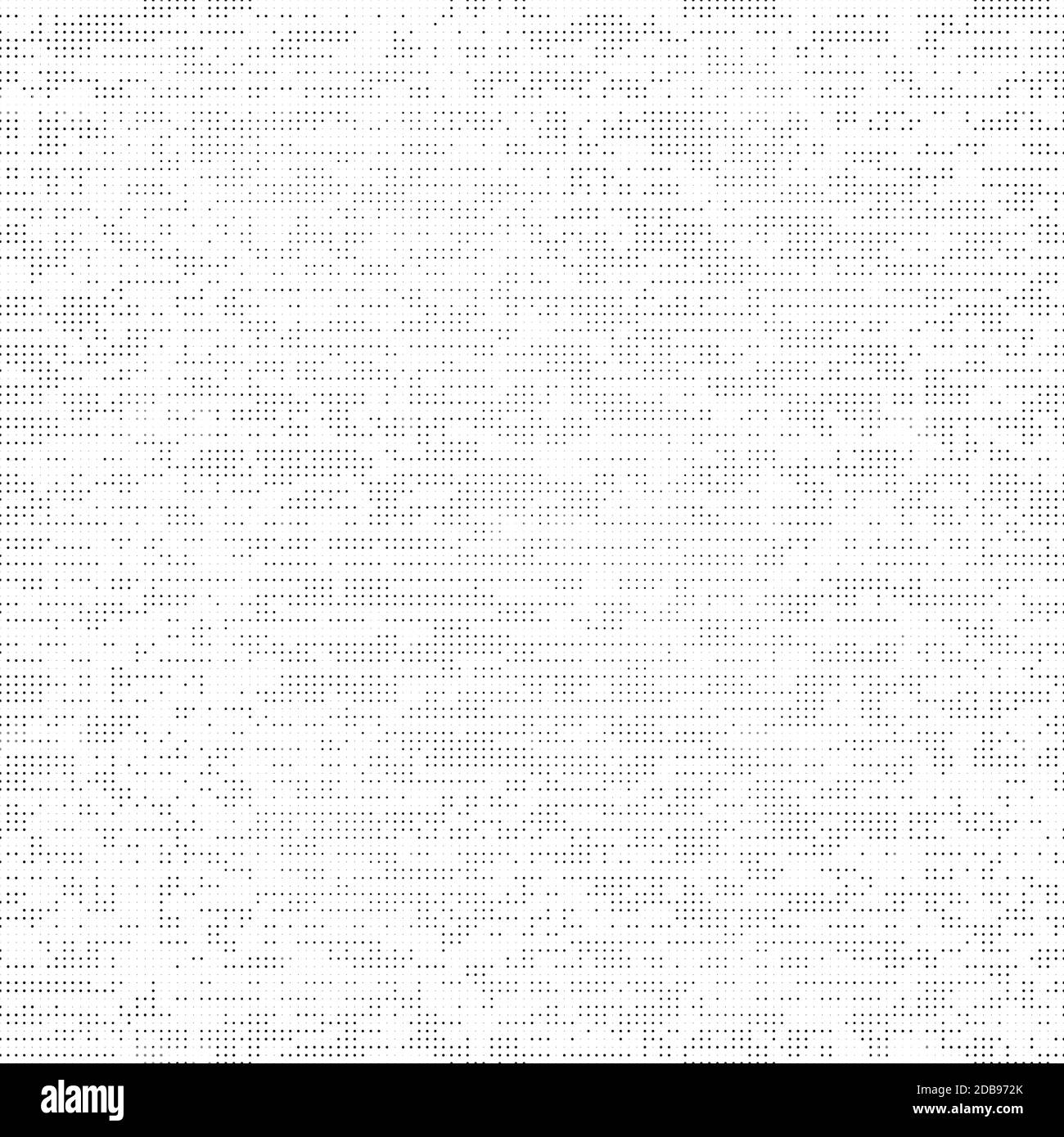 Grunge gray seamless background, made from dots. Stock Vector