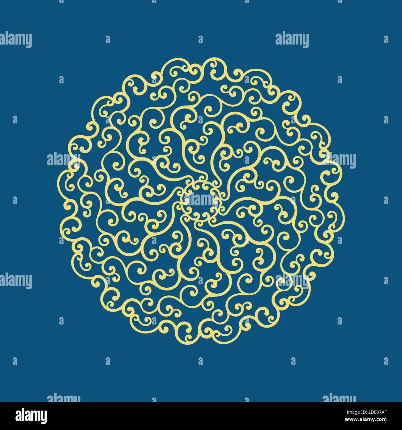 Vector floral circle Stock Vector Image & Art - Alamy