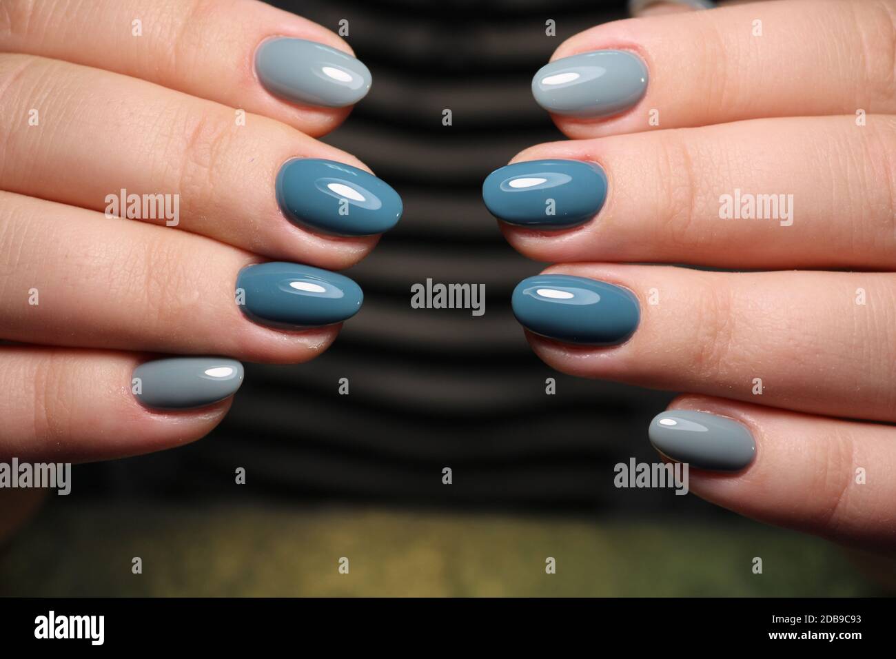 Closeup photo of a beautiful female hands with elegant manicure and ...