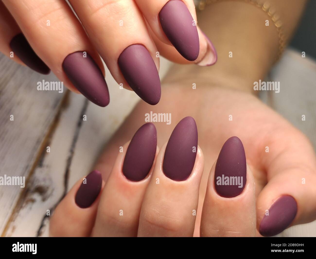 Gray striped nail design on female hand close up 2019 Stock Photo - Alamy