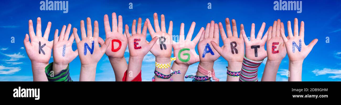 Word hands team people letters baby hi-res stock photography and images ...