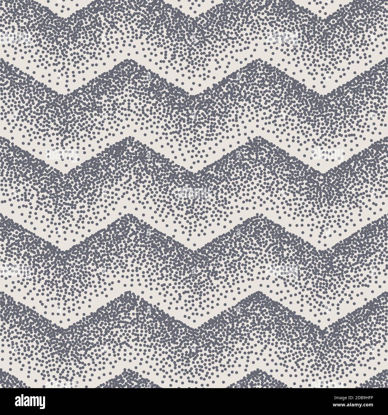 Abstract seamless chevron zigzag stipple dots. Just drop to swatches and enjoy EPS 10 vector file Stock Photo