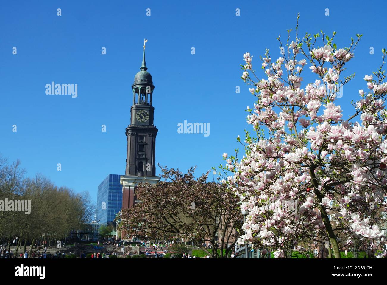 Spring in Hamburg Stock Photo